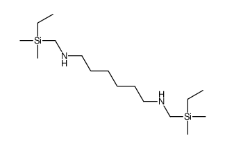 N,N'-bis[[ethyl(dimethyl)silyl]methyl]hexane-1,6-diamine结构式