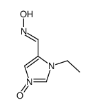 N-[(3-ethyl-1-oxidoimidazol-1-ium-4-yl)methylidene]hydroxylamine结构式