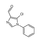 5-chloro-1-phenylimidazole-4-carbaldehyde Structure