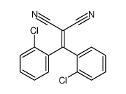 2-[bis(2-chlorophenyl)methylidene]propanedinitrile结构式