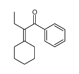 2-cyclohexylidene-1-phenylbutan-1-one Structure