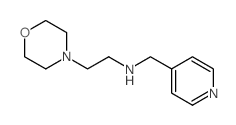 (2-Morpholin-4-yl-ethyl)-pyridin-4-ylmethyl-amine structure