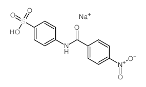 4-[(4-nitrobenzoyl)amino]benzenesulfonic acid Structure