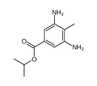 propan-2-yl 3,5-diamino-4-methylbenzoate结构式