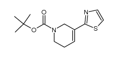 tert-butyl 5-(1,3-thiazol-2-yl)-3,6-dihydropyridine-1(2H)-carboxylate Structure