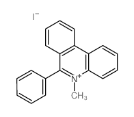 Phenanthridinium,5-methyl-6-phenyl-, iodide (1:1) picture