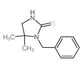 1-benzyl-5,5-dimethyl-imidazolidine-2-thione结构式
