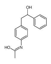 N-[4-(2-hydroxy-2-phenylethyl)phenyl]acetamide Structure