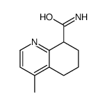 4-methyl-5,6,7,8-tetrahydroquinoline-8-carboxamide结构式