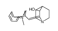 2-[(1-methylindol-3-yl)methylidene]-1-azabicyclo[2.2.2]octan-3-ol结构式