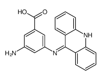 3-(acridin-9-ylamino)-5-aminobenzoic acid结构式