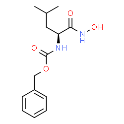 benzyloxycarbonylleucyl-hydroxamate结构式