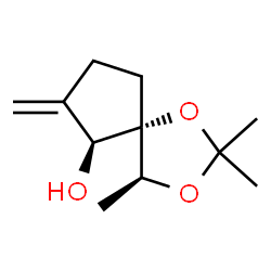 1,3-Dioxaspiro[4.4]nonan-6-ol,2,2,4-trimethyl-7-methylene-,(4S,5S,6S)-(9CI)结构式