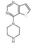 4-(Piperazin-1-yl)thieno[3,2-d]pyrimidine structure