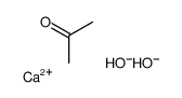 calcium,propan-2-one,dihydroxide结构式