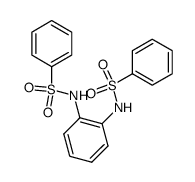 N,N'-bis(benzenesulfonyl)-o-phenylenediamide Structure
