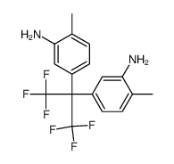 2,2-Bis(3-amino-4-methylphenyl)hexafluoropropane Structure