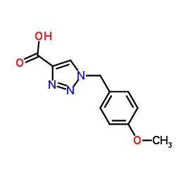 1-[(4-Methoxyphenyl)Methyl]-1H-1,2,3-triazole-4-carboxylic acid Structure