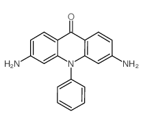 3,6-diamino-10-phenylacridin-9(10H)-one (en)9(10H)-Acridinone, 3,6-diamino-10-phenyl- (en)结构式