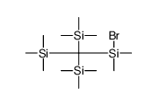 bromo-dimethyl-[tris(trimethylsilyl)methyl]silane Structure