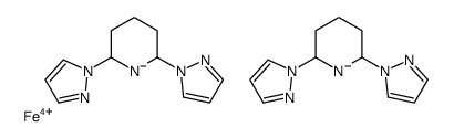 2,6-di(pyrazol-1-yl)piperidin-1-ide,iron(4+) Structure