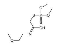 S-{2-[(2-Methoxyethyl)amino]-2-oxoethyl} O,O-dimethyl phosphorodi thioate结构式