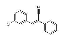 3-Chloro-α-phenylcinnamonitrile结构式