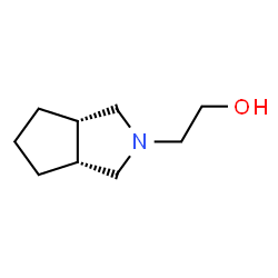 Cyclopenta[c]pyrrole-2(1H)-ethanol, hexahydro-, (3aR,6aS)-rel- (9CI) Structure