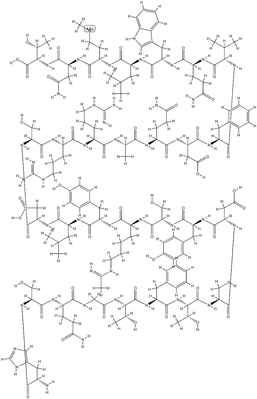 N(epsilon)-acetimidoglucagon结构式