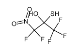3-Nitro-2-hydroxypentafluorpropan-2-thiol结构式