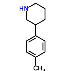 3-(4-Methylphenyl)piperidine结构式