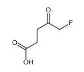 5-fluoro-4-oxopentanoic acid Structure