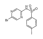 N-(5-bromo-pyrazine-2-yl)-4-methyl-benzenesulfonamide结构式