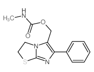 (3-phenyl-6-thia-1,4-diazabicyclo[3.3.0]octa-2,4-dien-2-yl)methyl N-methylcarbamate结构式