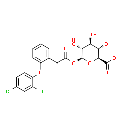 fenclofenac glucuronide Structure