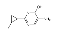 5-Amino-2-(2'-methyl)-cyclopropyl-4-hydroxy-pyrimidine结构式