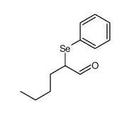 2-phenylselanylhexanal Structure