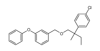 1-chloro-4-[2-methyl-1-[(3-phenoxyphenyl)methoxy]butan-2-yl]benzene结构式