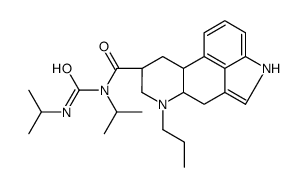 (8-beta)-N-(1-Methylethyl)-N-(((1-methylethyl)amino)carbonyl)-6-propyl ergoline-8-carboxamide结构式