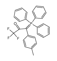 α-(trifluoroacetyl)-p-methylbenzylidenetriphenylphosphorane Structure