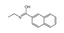 N-ethylnaphthalene-2-carboxamide Structure