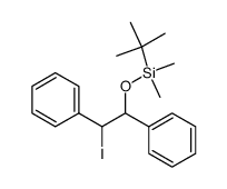 tert-butyl(2-iodo-1,2-diphenylethoxy)dimethylsilane结构式