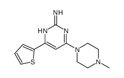 4-(4-methylpiperazin-1-yl)-6-thiophen-2-ylpyrimidin-2-amine Structure