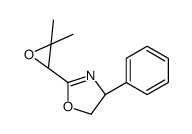 (4R)-2-(3,3-dimethyloxiran-2-yl)-4-phenyl-4,5-dihydro-1,3-oxazole结构式
