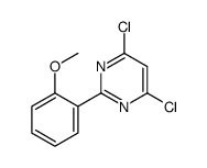 4,6-dichloro-2-(2-methoxyphenyl)pyrimidine structure