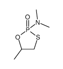 2-oxo-2-dimethylamino-4-methyl-1,3,2-thiaoxaphospholane结构式