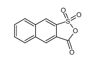 1,1-Dioxo-1andl6-naphth<2,3-c><1,2>oxathiol-3-on Structure