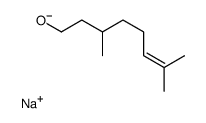 Sodium 3,7-dimethyl-6-octene-1-olate结构式