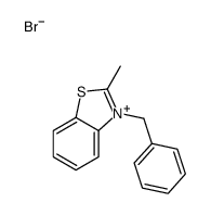 3-benzyl-2-methyl-1,3-benzothiazol-3-ium,bromide Structure