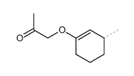 1-(3'-Methyl-1'-cyclohexen-1'-yloxy)-2-propanon结构式